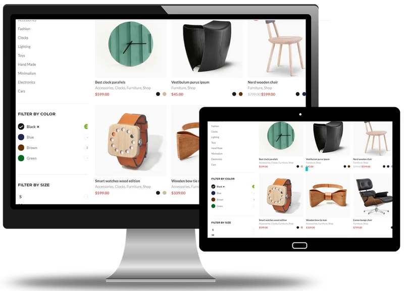 Filter Custom Products