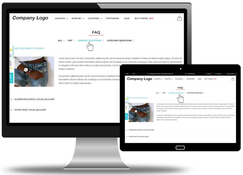 FAQ Page Template