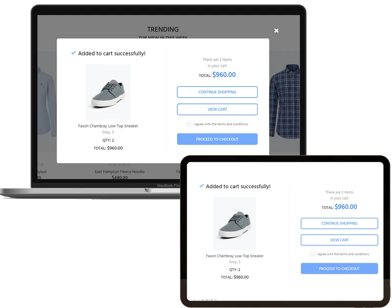 Add To Cart Popup Shopify
