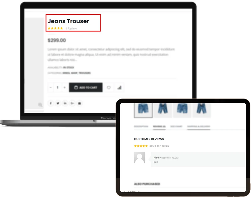 Add Product Reviews on Collection Page