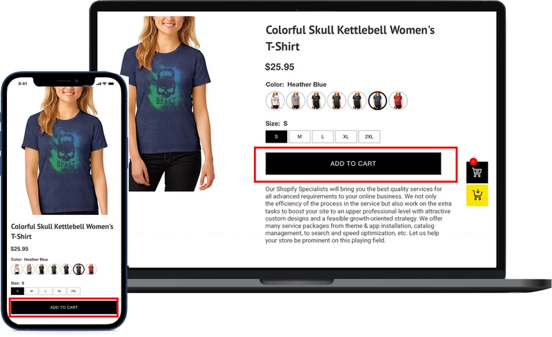 Add Floating “Add to Cart” Button