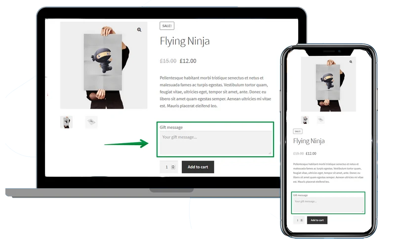 Add Extra Form to Product Page