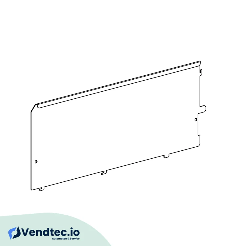 Sanden Vendo Produkttrennwand Hoch Metall Frozen -30°C